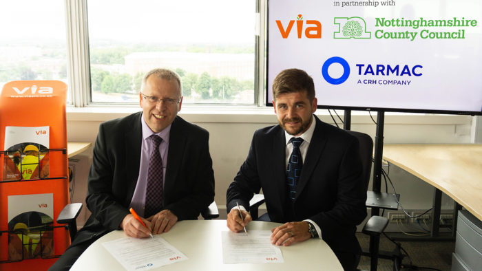 Via and Tarmac Extend Partnership Via and Tarmac Extend Partnership