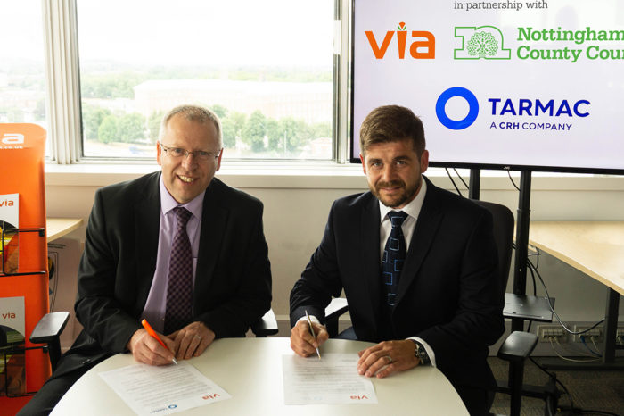 Via and Tarmac Extend Partnership Via and Tarmac Extend Partnership