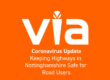 Coronavirus - Keeping Nottinghamshire's Highways Safe for Road Users