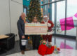 Via present a cheque and gifts to Sherwood Forest Hospitals Trust Charity